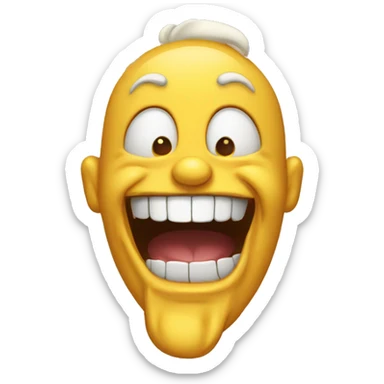 Rire diabolique  sticker