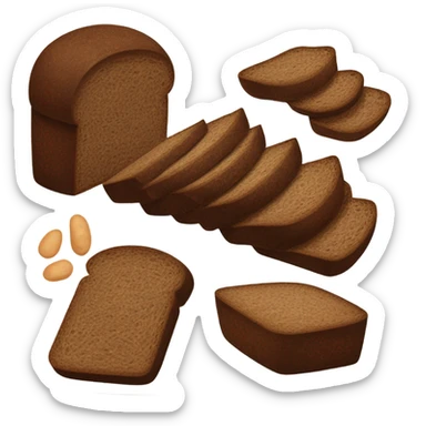 Pumpernickel bread  sticker