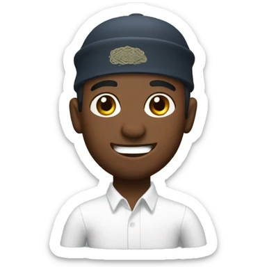  surfing man with Kippah  sticker