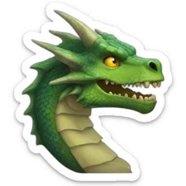 dead dragon sticker