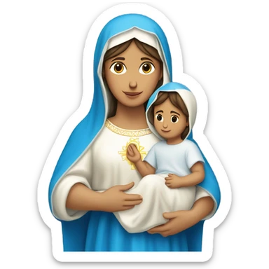 virgen maria sticker