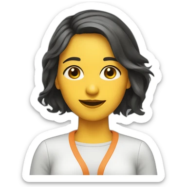 A data scientist girl from Soria sticker