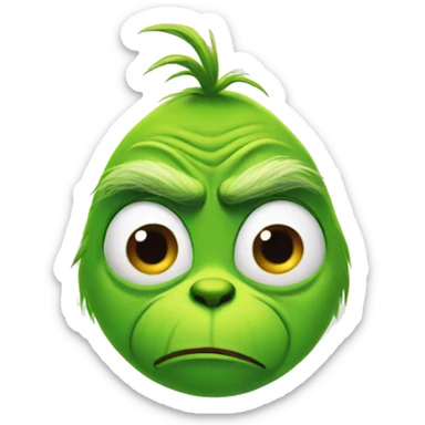 grinch sticker