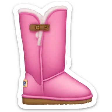 Pink uggs sticker