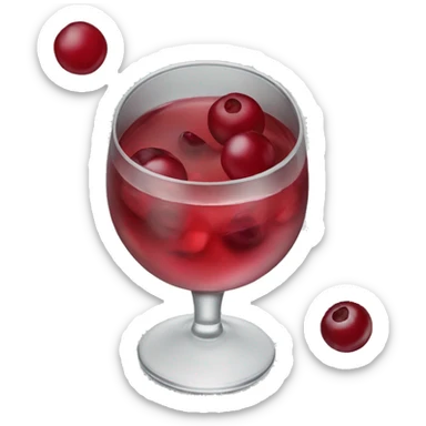 Vodka cranberry sticker