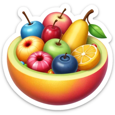Candy-Coated Fruits sticker