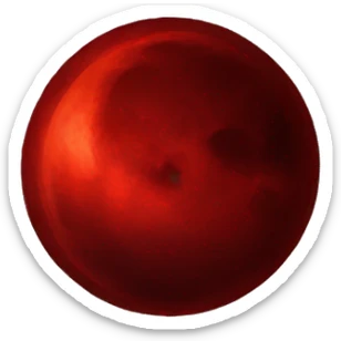 Blood moon sticker