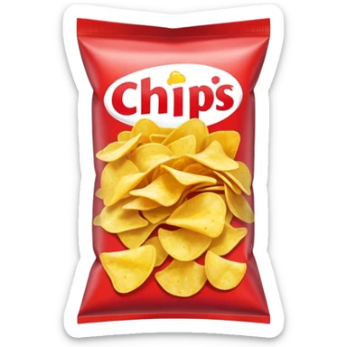 chips bag sticker