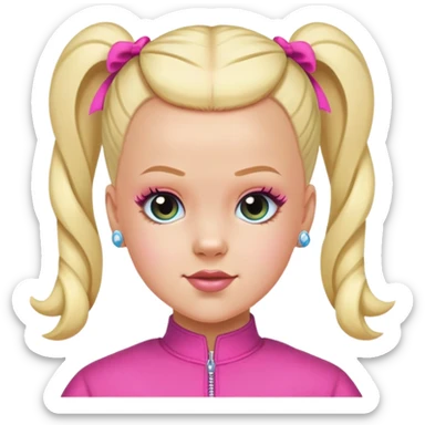 Jojo siwa bald sticker