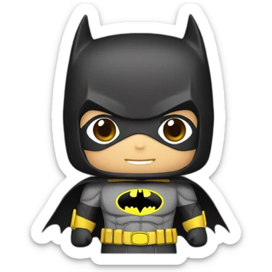 Batman asian costume sticker