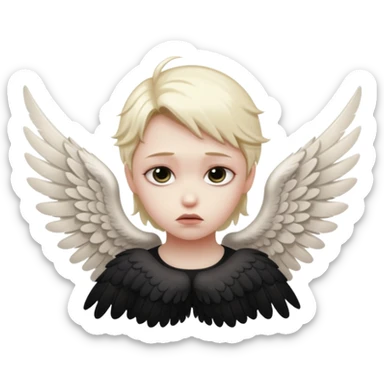 Fallen angel sticker