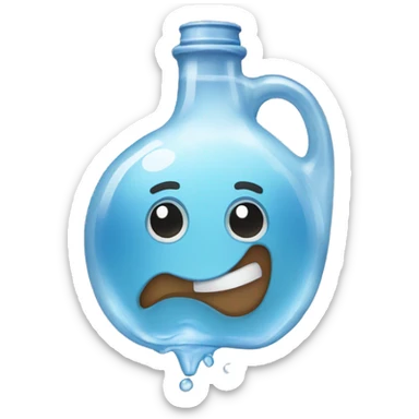 Bouteille d'eau  sticker