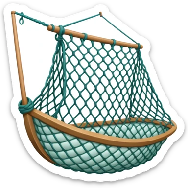 fishing net sticker