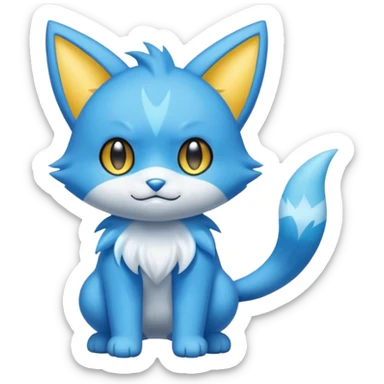 Shinx-Dewott-fusion sticker