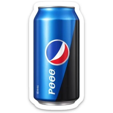 Pepsi max can  sticker