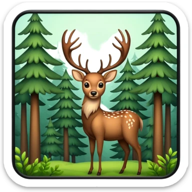 Ciervo De 99 Noches En El Bosque Juego De Roblox sticker