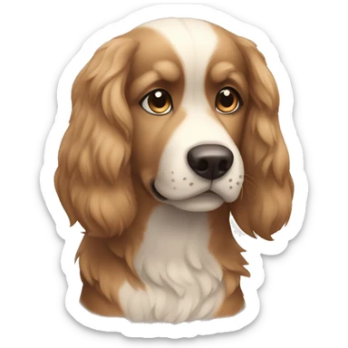 Dog bolto niño amoroso sticker