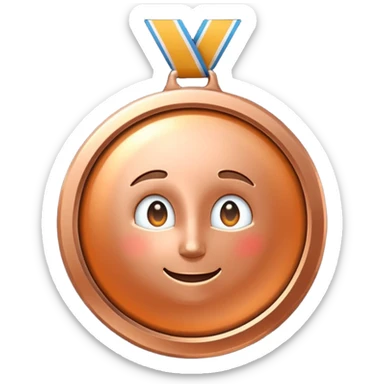 bronze medal sticker