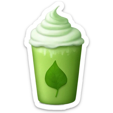 Matcha sticker
