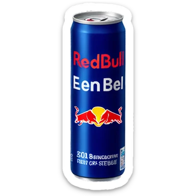 A can of redbull sticker
