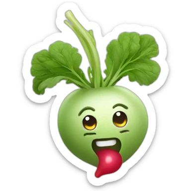 Radish spirit sticker