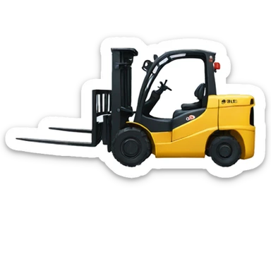 linde forklift sticker