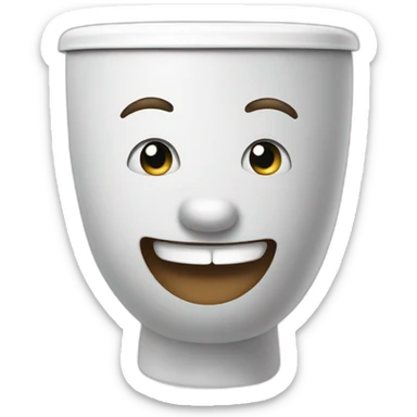smiling-toilet-full sticker