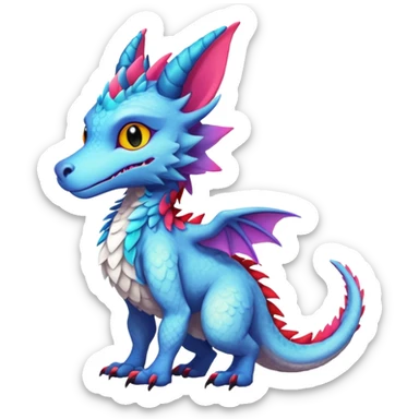 "Dutch Angel Dragon"-Trico-Vernid-Sergal-hybrid-fusion sticker