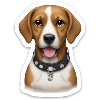 müzik dinleyen köpek sticker