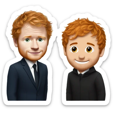 Ed Sheeran With macron  sticker