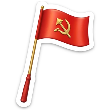 Soviet union flag sticker