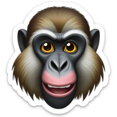 mandrill sticker