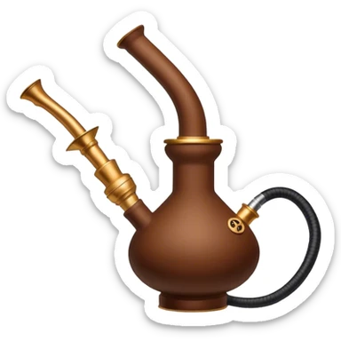 hookah tobacco brown sticker