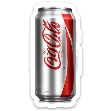 Une Canette de Coca cola light sticker