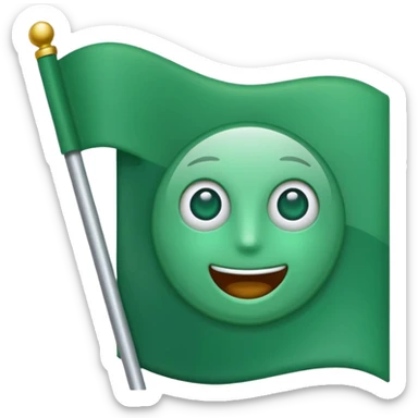 🚩 turn this into green sticker