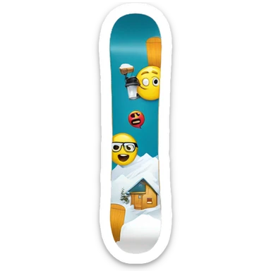 lamp genius snowboard sticker