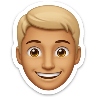 smirking proud and grinning like u did something wrong  sticker