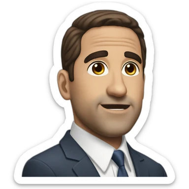 Michael Gary Scott from office tv series sticker