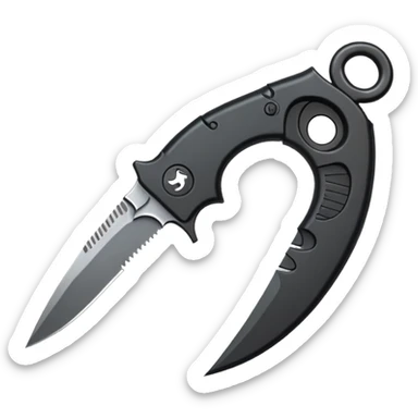 Krambit knife sticker