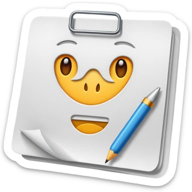 A paper thats a job application  sticker