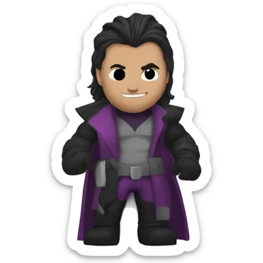 gambit x men hero sticker