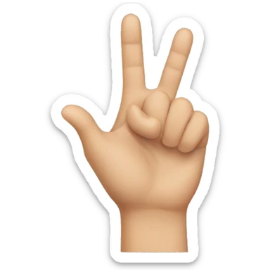 Hand gestures  sticker