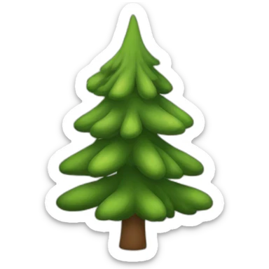 Picea Conica  sticker