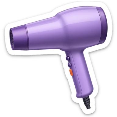 soft lilac Dyson hair dryer sticker