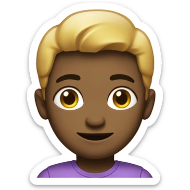 Coração lilás com brilho  sticker