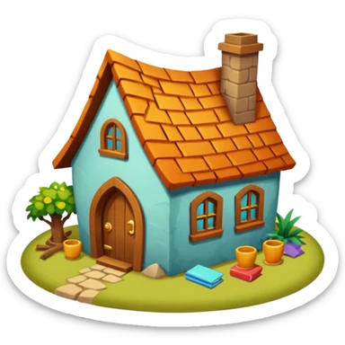 The Weasley’s Burrow sticker