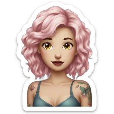 Girl-tattoo-master sticker