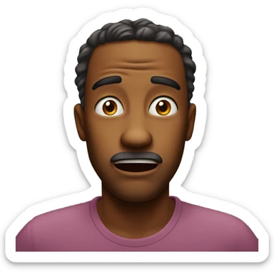 expression of disbelief sticker