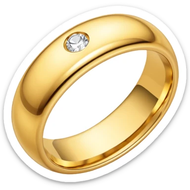 Celebrating wedding gold  sticker