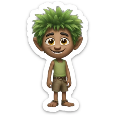 Trolls the movie sticker